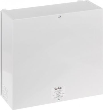 Kuti metalike sigurie Hikvision OMI-2, për panele dhe module Satel, e bardhë