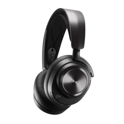 Kufje gaming SteelSeries Arctis Nova Pro Wireless, Bluetooth, me anulim zhurme, të zeza