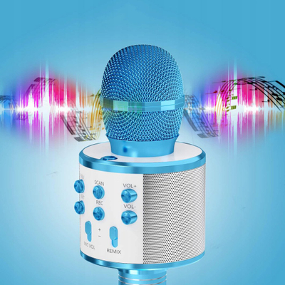 Микрофон караоке Blow PRM402, безжичен, Bluetooth, сина боја