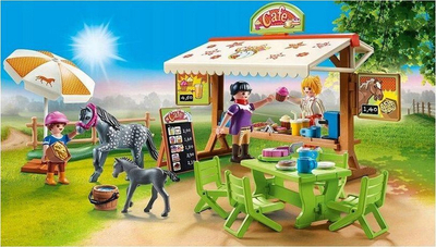 Lodër set Playmobil Country Cafe at Camp, 77 aksesorë 