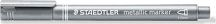 Marker Staedtler Permanent, i argjendtë