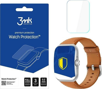 Folie mbrojtëse 3MK ARC për Huawei Watch 3, transparente