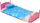 Set lodrash LEAN Toys Doll Furniture, shtrat dollap tavolinë grimimi, shumëngjyrësh