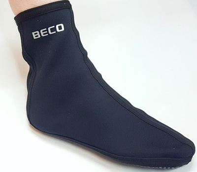 Çorape neoprene për ujë, 3mm, madhësia L 44-46, të zeza