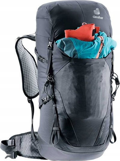Çantë shpine për hiking Deuter Speed Lite 30, 30L, me ajrosje mbrapa, gri e errët
