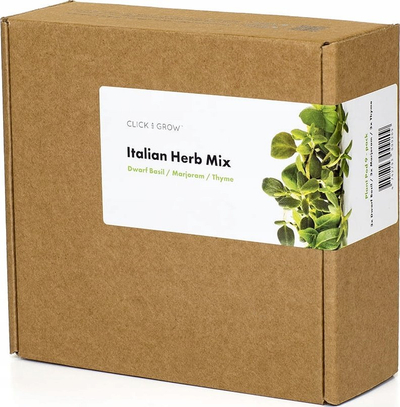 Pods barishtesh Click &amp; Grow Italian Herb Mix, set me 9 copa, për kopsht inteligjent
