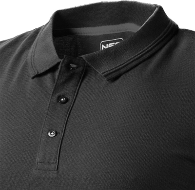 Bluzë polo Neo Denim, pambuk 100%, e zezë, masa M