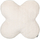 Set jastëkësh dekorativë Beliani ACHILLEA, faux fur, 54 x 54 cm, bezhë dhe krem