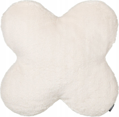 Set jastëkësh dekorativë Beliani ACHILLEA, faux fur, 54 x 54 cm, bezhë dhe krem