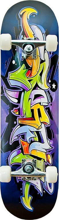 Skateboard Allright Color Graffiti, ABEC 9, dizajn shumëngjyrësh