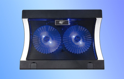 Ftohës laptopi Havit HVF2051, deri 17\", 2 ventilatorë LED, i zi