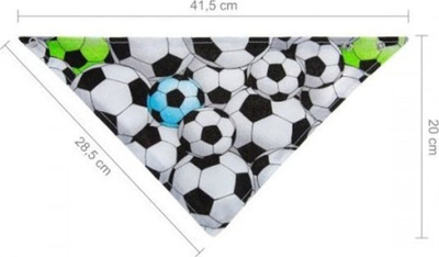 Shami bib për fëmijë Akuku Scarf Balls, pambuk 100%, shumëngjyrëshe