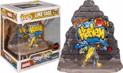 Figurë koleksionuese Funko Pop Luke Cage Graffiti Deco, Pop Deluxe, multikolor