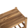 Set lounge kopshti Eddard HM9340, 4 pjesë, dru teak masiv, jastëkë të bardhë
