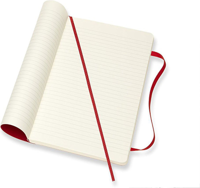 Bllok shënimesh Moleskine Classic, A5 13x21 cm, faqe me vija, i zi