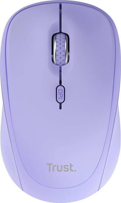 Maus pa kabllo Trust Yvi Plus, optik 1600 DPI, RF dhe Bluetooth, vjollcë