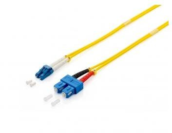 Kabllo fibër optike Equip Patchcord ST ST, Singlemode Duplex OS2, 15m, e verdhë