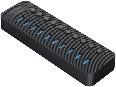 Hub USB ORICO CT2U3-10AB, 10 porta USB 3.0, me furnizim energjie, i zi