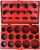 Set unaza vulosëse O ring AWTools, NBR, 419 copë, i zi