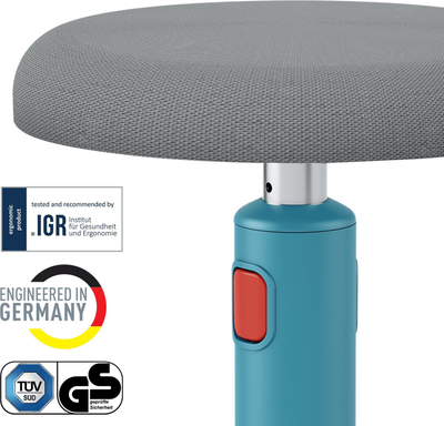 Стол за канцеларија Leitz Ergo Cosy Sit Stand, ергономски, син