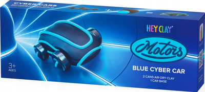 Set modelues Hey Clay Cyber Car, 70g, lodër makine, blu