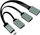 USB разделник LogiLink UA0315, USB-C во 3x USB-A, 5 Gbit/s, сива