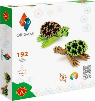 Set origami 3D Alexander 192 copa, breshkë, për kalamaj 8+