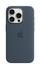 Маска Apple за iPhone 15 Pro Silicone Case со MagSafe, Storm Blue