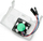 Ventilator për Raspberry Pi 4B (RPI-18177), i bardhë
