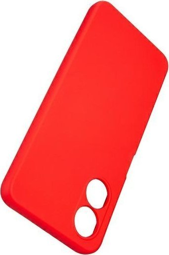 Maskë silikoni Beline për Oppo A17, kundër gërvishtjeve, e kuqe