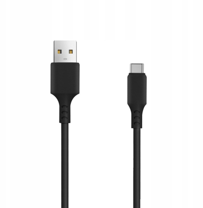 Karikues rrjeti Setty, 1x USB 3A, kabllo USB C 1m, i zi
