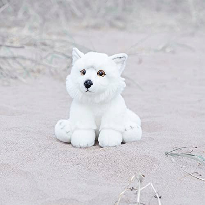 Lodër pellushi Animigos World of Nature Arctic Fox, dhelpër polare e bardhë
