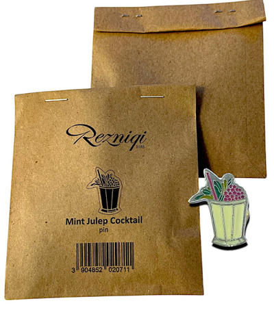 Pin Rezniqi – Mint Julep Cocktail, metalik me të bardhë