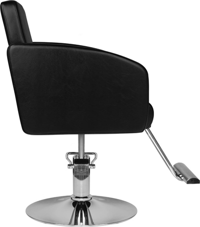 Karrige parukerie Activeshop Hair System HS40, lartësi e rregullueshme, bazë kromi, e zezë