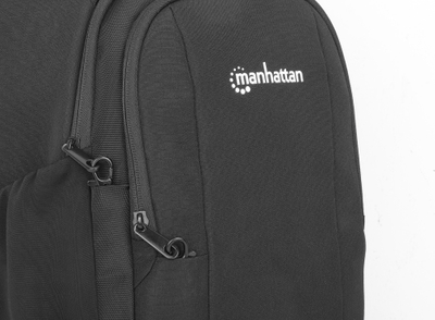 Çantë shpine Manhattan Amsterdam Sling, 13.3", kundër vjedhjes, e zezë