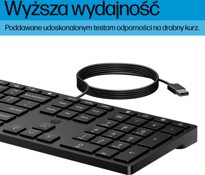 Tastierë HP Desktop 320K, USB, hungarisht, e zezë