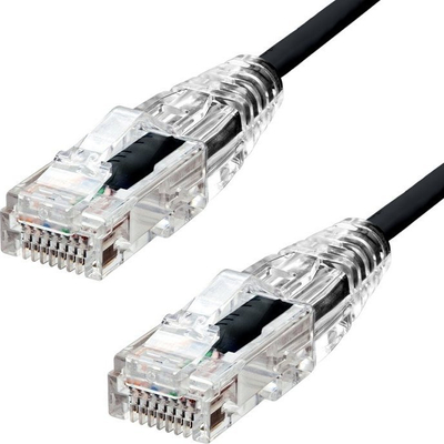 Kabllo rrjeti ProXtend Ultra Slim CAT6A, 0.75m, U UTP LSZH, e zezë