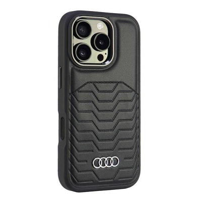 Mbulesë telefoni Audi AU TPUPCMIP16P GT D3, MagSafe, për iPhone 16 Pro 6.3", e zezë