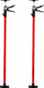 Mbajtëse teleskopike AWTools AW24391, set 2 copë, 115-290 cm, metalike