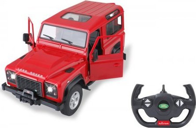 Makine me telekomandë Jamara Land Rover Defender 1:14, 2.4GHz, e kuqe