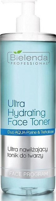 Tonik fytyre Bielenda Professional Ultra Hydrating, 500ml, për lëkurë të thatë