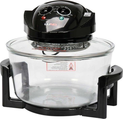 Aparat për pjekje Lund, 1400 W, 12 L, i zi