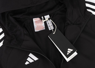 Jakne sportive adidas Tiro 24 Jr IM8798, për kalamoj, poliestër i riciklum, e zezë