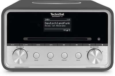 Radio TechniSat DigitRadio 586, gri / argjendtë