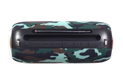 Bluetooth звучник Gembird SPK BT 17 CM, FM радио, microSD USB, камуфлажен дизајн