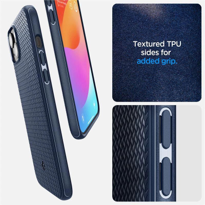 Mbrojtëse telefoni Spigen Mag Armor MagSafe për iPhone 15 Plus, blu e errët