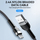 Kabllo karikimi Wozinsky WNBAL2 USB A në Lightning, 2.4A, 2m, e zezë