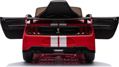 Makina elektrike për kalamoj Lean Toys Ford Mustang GT500 Shelby, me bateri, një vend, e kuqe