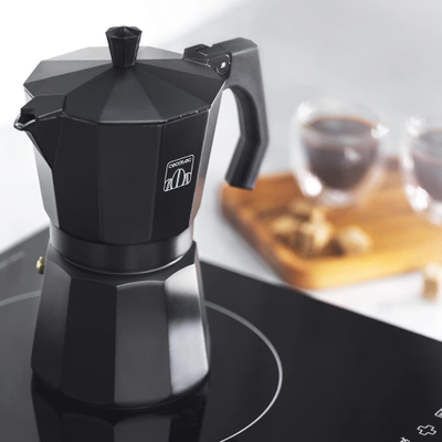 Xhezve italiane Cecotec Monkclassic 900, 450 ml, 9 filxhan kafe, e zezë