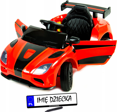 Makina elektrike për kalamaj Szomik SX-1, 12V, MP3, e kuqe